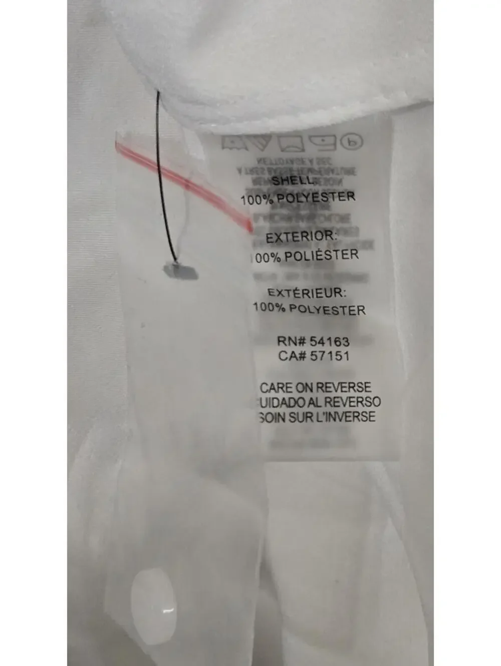 Karl Lagerfeld Sleeveless Button Up Blouse White Medium NWT Top New Wirh Tags - Picture 6 of 7